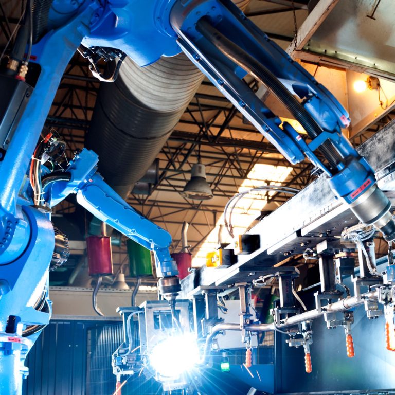 heavy machinery working on a conveyor belt